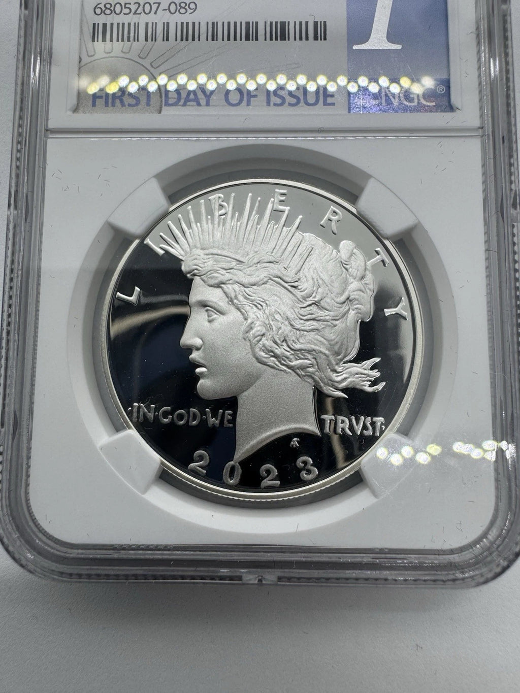 2023-S Proof Silver Morgan & Peace Dollar 2pc Set PCGS PR70 First Strike
