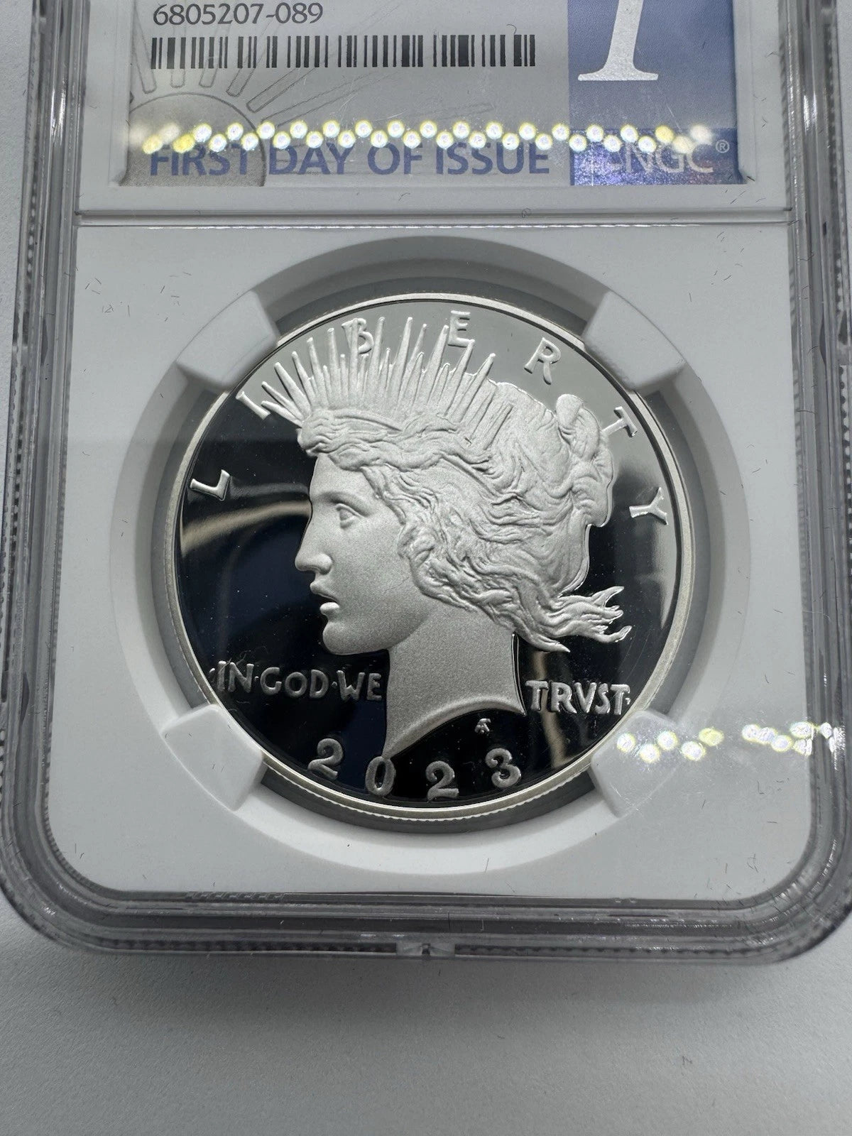 2023-S Proof Silver Morgan & Peace Dollar 2pc Set PCGS PR70 First Strike