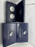 2013 US Mint American Silver Eagle Proof & Reverse Proof 2 Coin Set w/ Box & COA
