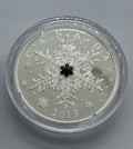 Canada 2013 Winter Snowflake 1 oz. Pure Silver $20 Proof Coin, Swarovski Crystal
