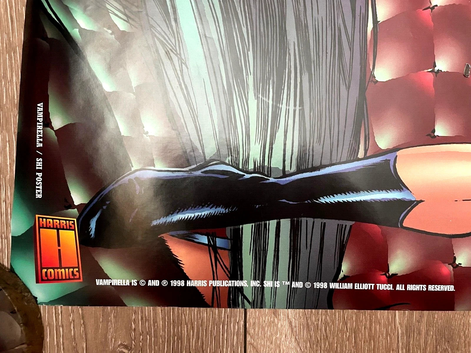 VAMPIRELLA SHI Poster HARRIS COMICS 1998