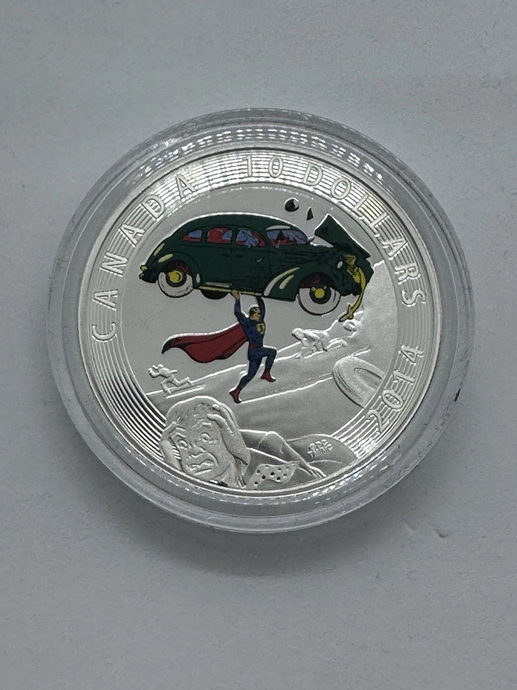 2014 Canada $10 Fine silver coin - Iconic Superman Comic Book Covers #1 (1938)