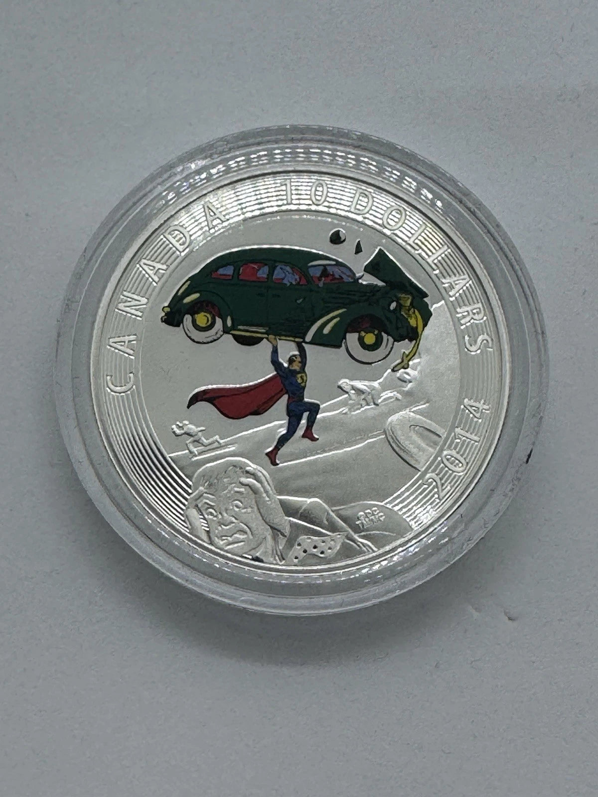 2014 Canada $10 Fine silver coin - Iconic Superman Comic Book Covers #1 (1938)