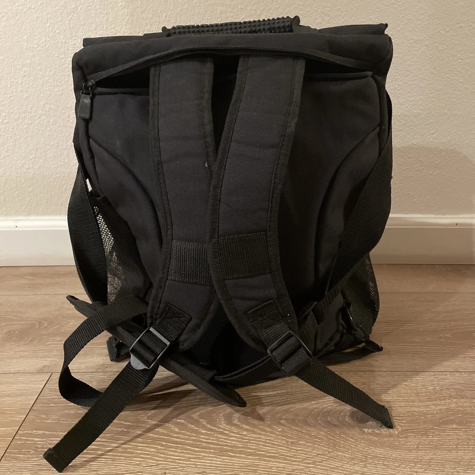 Quality Water Resistant Humanwear Large Black Backpack Shoulder Bag