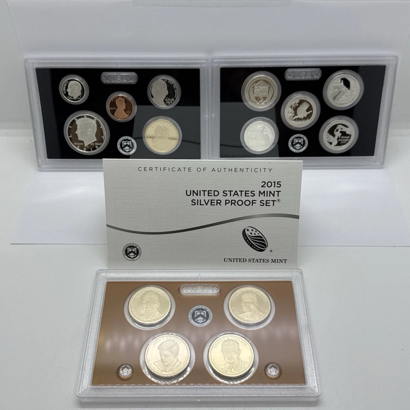 2015 United States Mint Silver Proof Set San Francisco, CoA