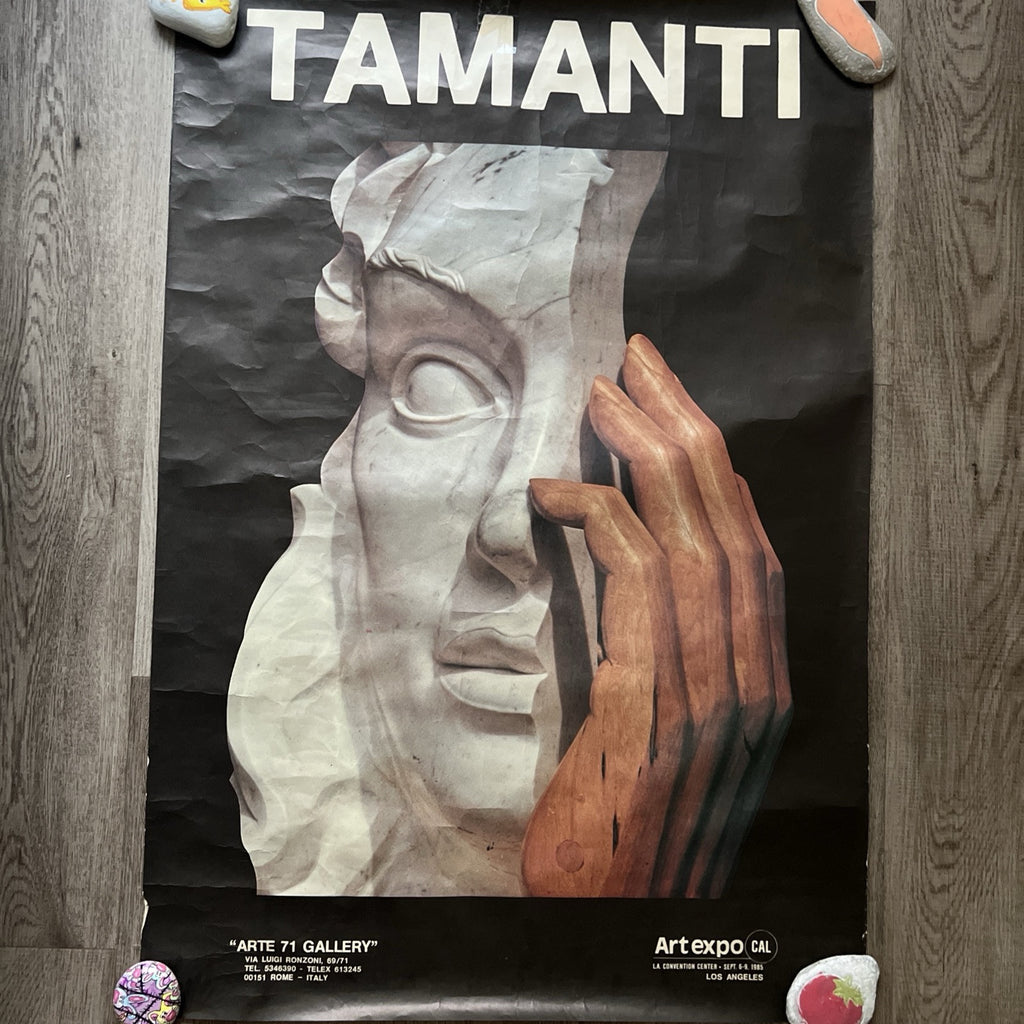 UNIQUE LIMITED ED. TAMANTI POSTER VIA LUIGI RONZONI ART 71 GALLERY COLLECTIBLE
