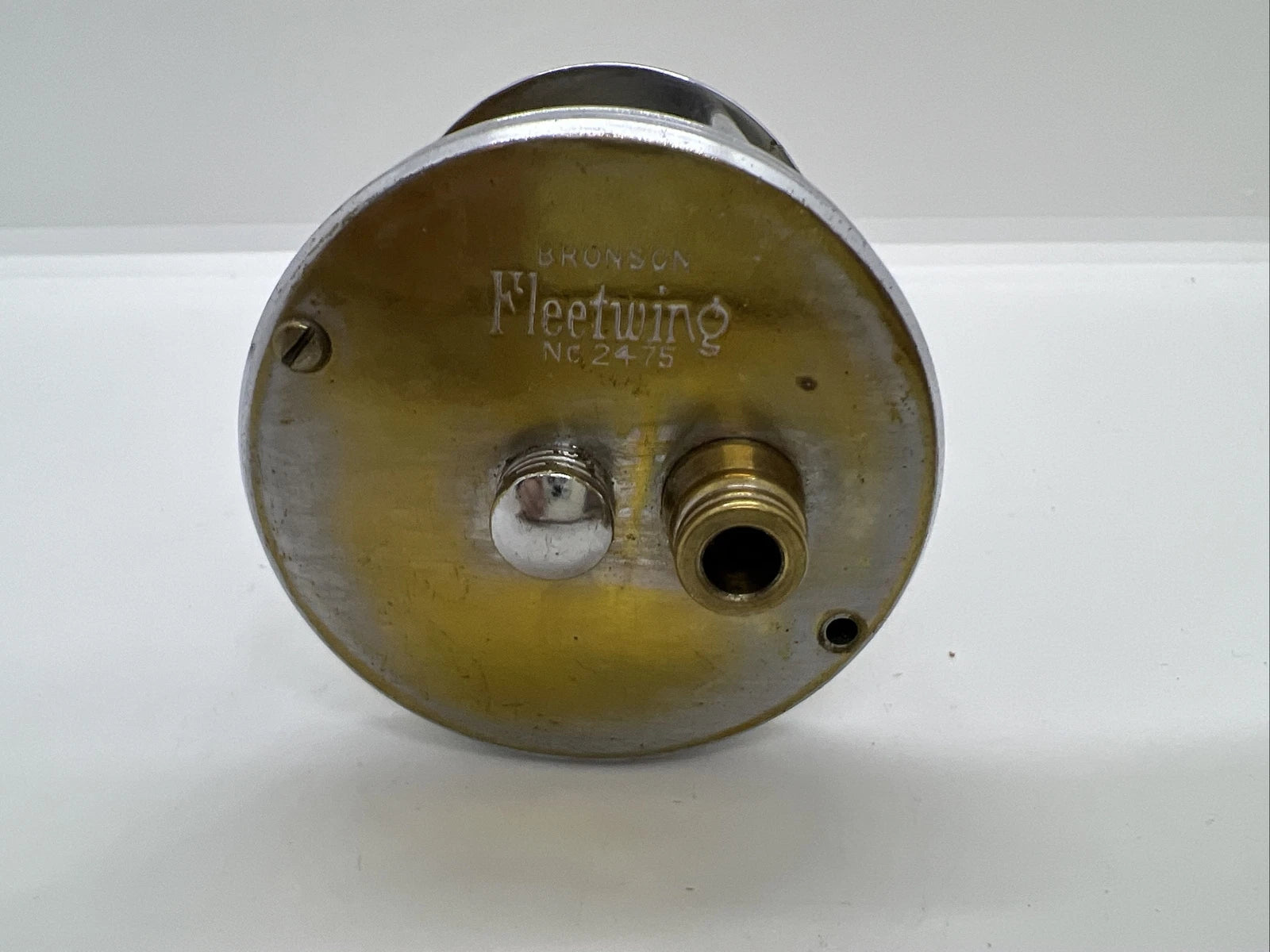 VINTAGE BRONSON FLEETWING 2475 BAIT CASTING COLLECTABLE FISHING REEL ANTIQUE
