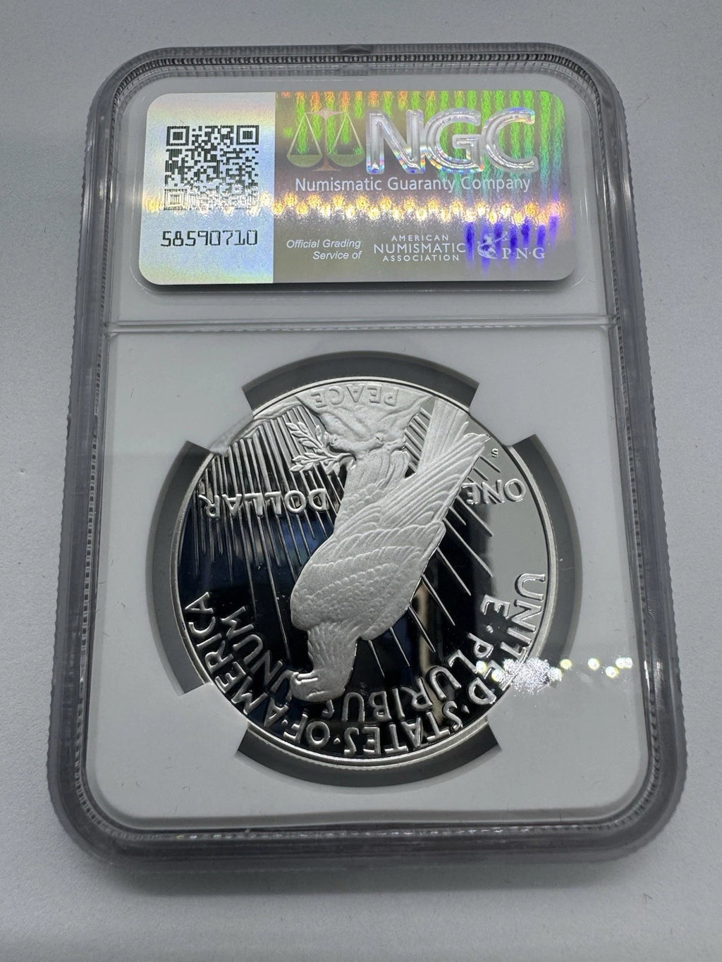 2023-S Proof Silver Morgan & Peace Dollar 2pc Set PCGS PR70 First Strike