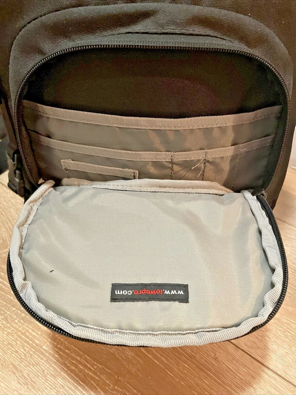 NEW DSLR Camera Bag Backpack All Weather By Lowepro Black USA w/ Hip Strap