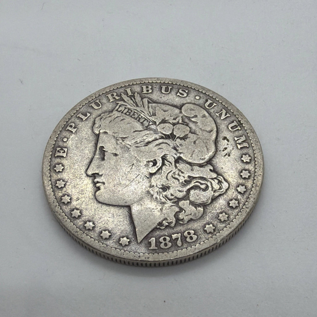 1878 Morgan Silver Dollar Raw Uncertified 90% Silver Tested W/ Sigma