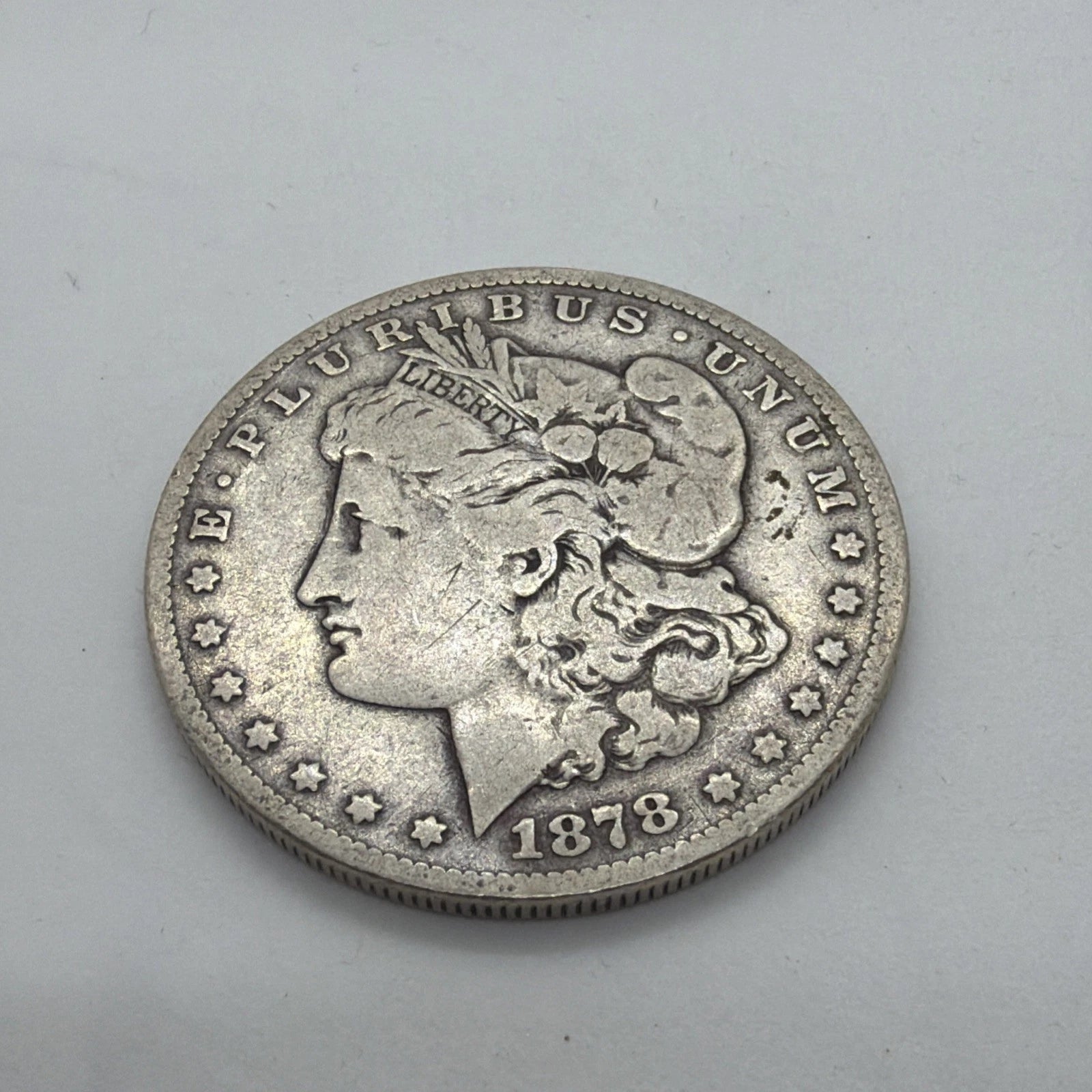 1878 Morgan Silver Dollar Raw Uncertified 90% Silver Tested W/ Sigma