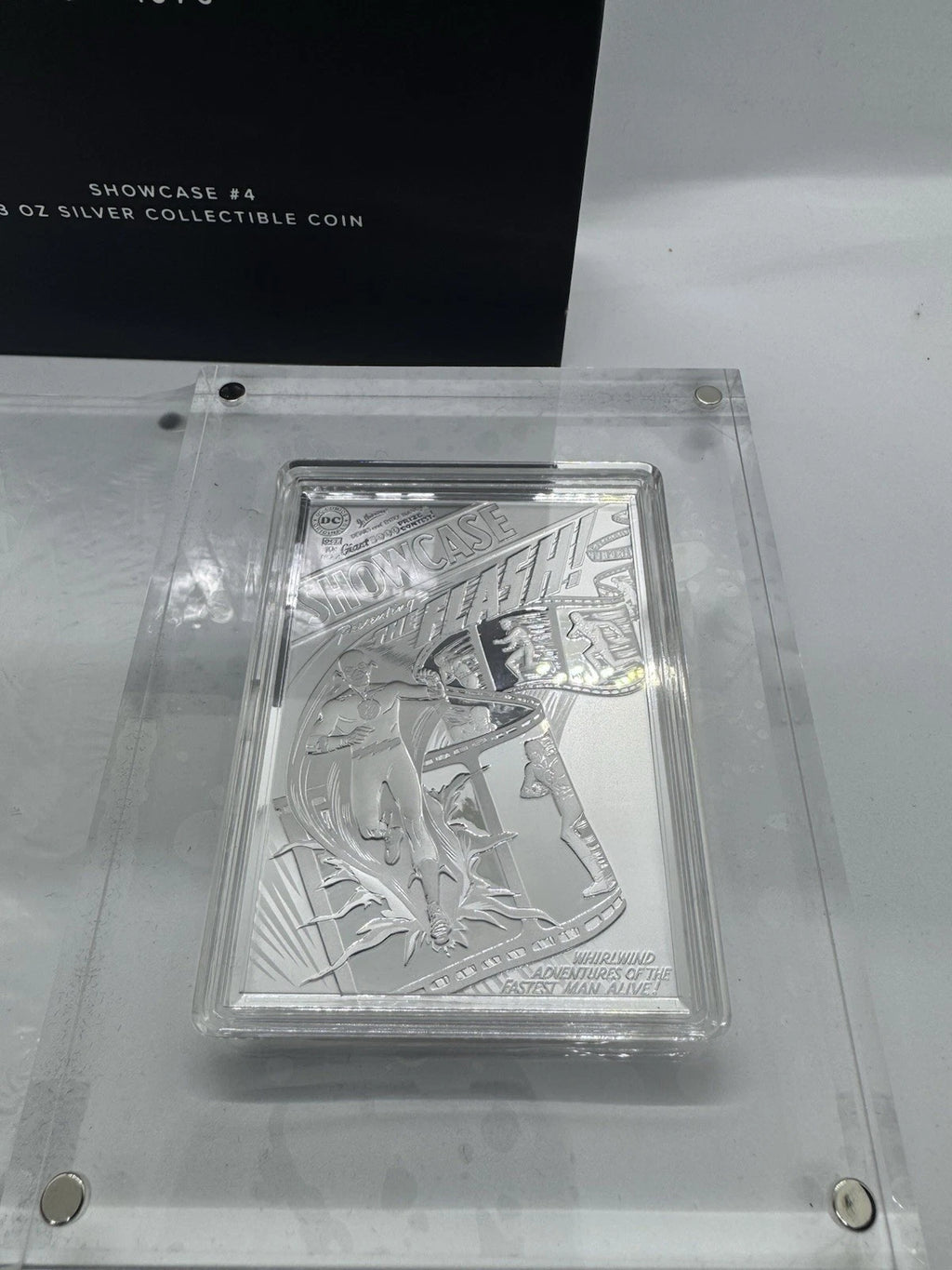Agoro Silver DC Showcase 3oz Silver Flash