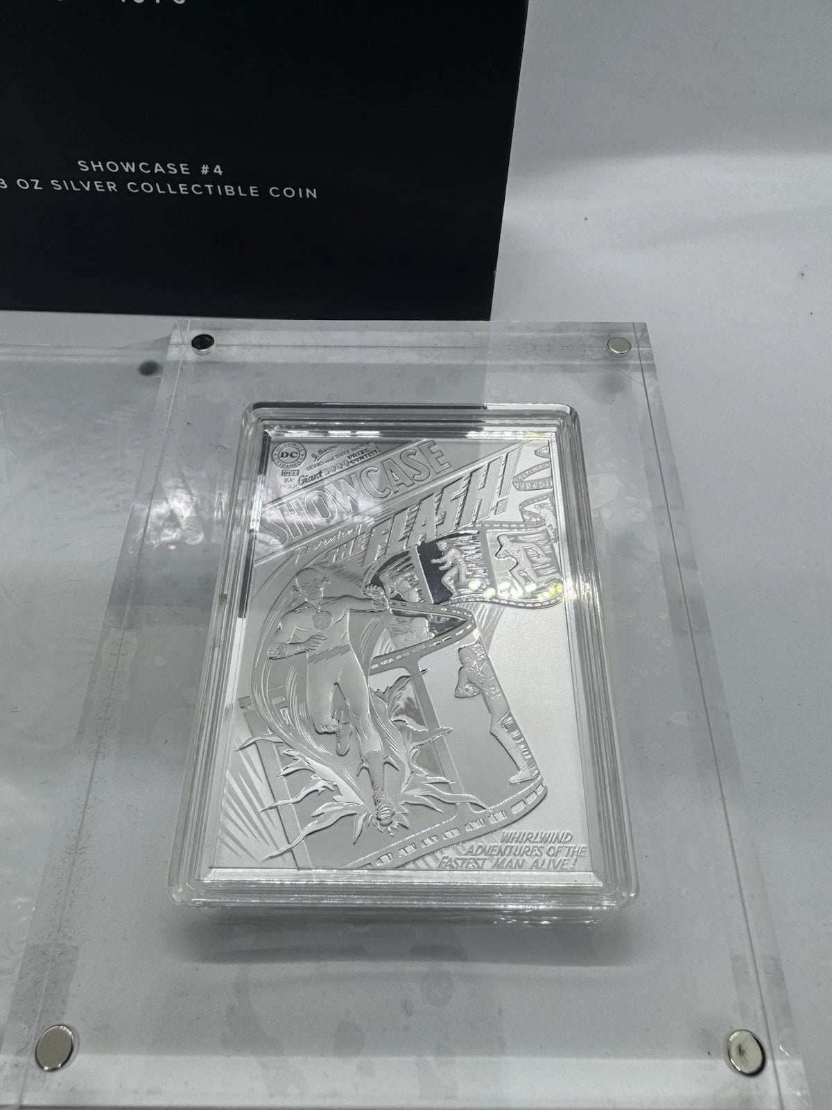 Agoro Silver DC Showcase 3oz Silver Flash