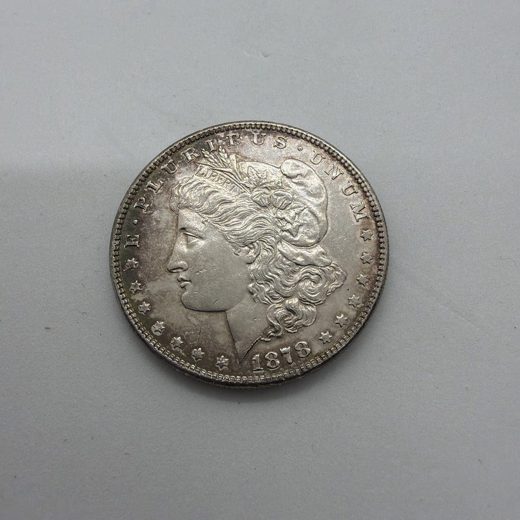 1878 Morgan Silver Dollar TONER Raw Uncertified 90% Silver Tested W/ Sigma