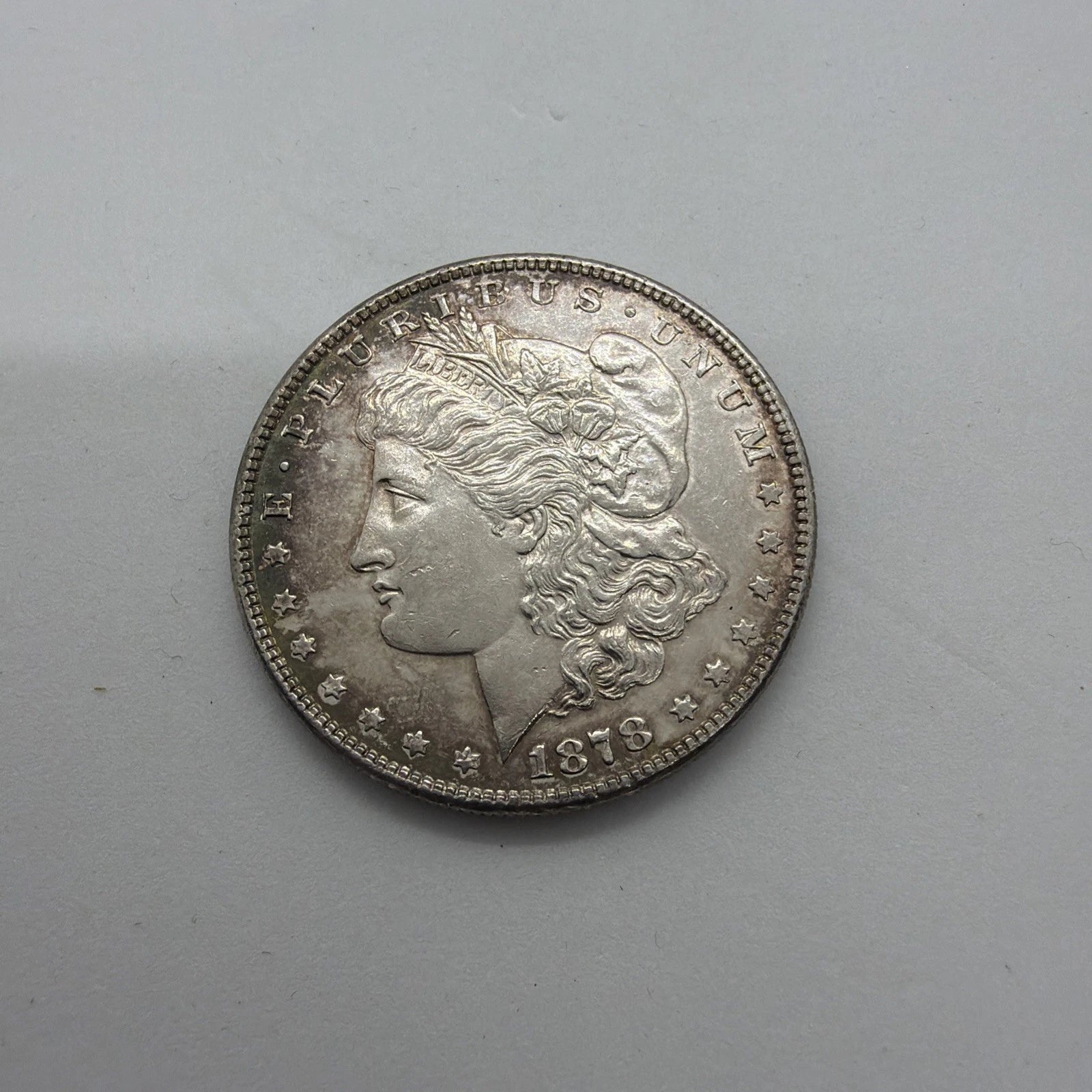 1878 Morgan Silver Dollar TONER Raw Uncertified 90% Silver Tested W/ Sigma
