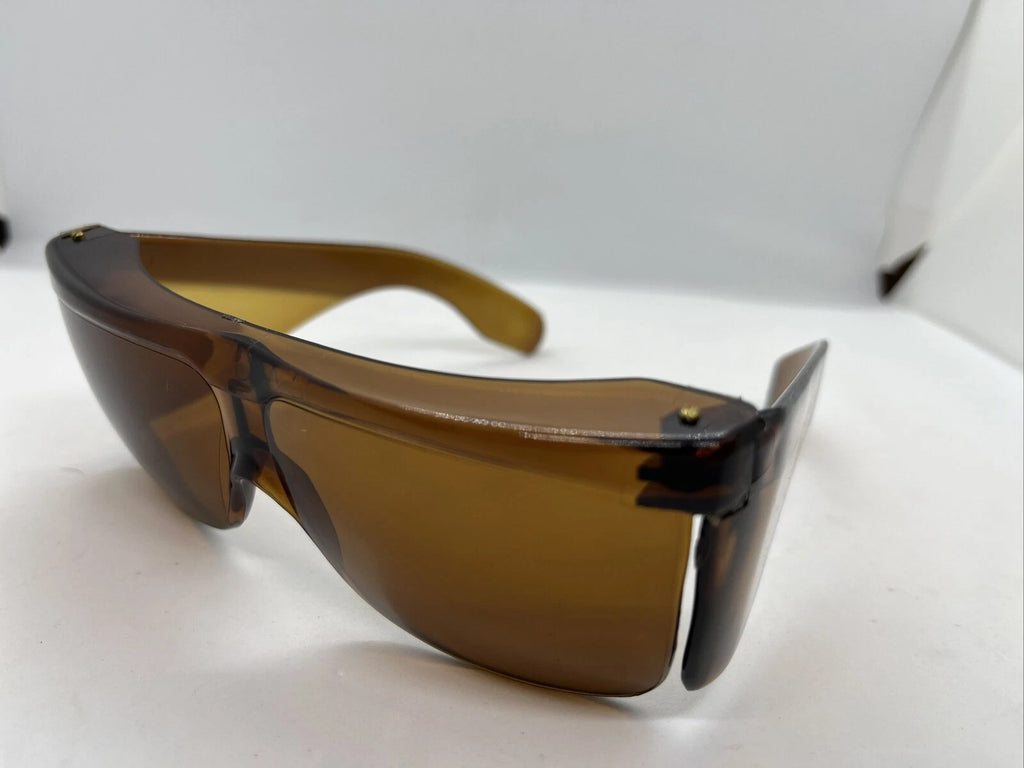 UV Shield Protective Sunglasses - Light Amber Fitovers with Protective Case