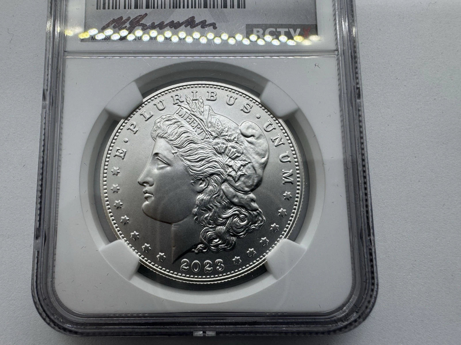 2023 Proof Silver Morgan & Peace Dollar 2pc Set NGC Mint 10 First Day Signature!