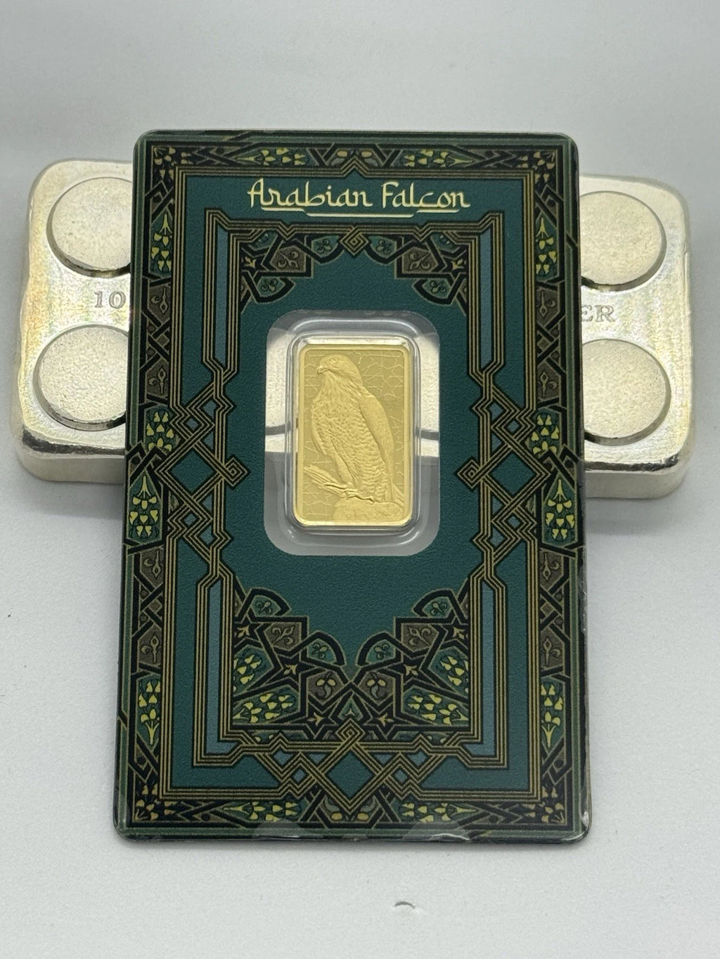 5 gram PAMP Arabian Falcon Gold Bar .9999 Fine Sealed in Assay w/Box