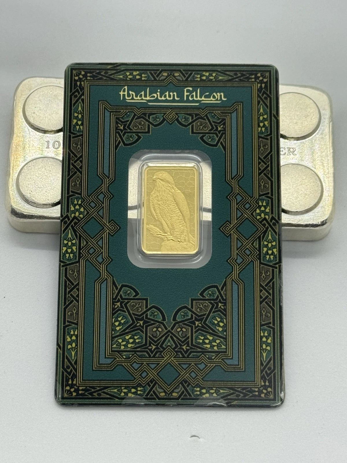 5 gram PAMP Arabian Falcon Gold Bar .9999 Fine Sealed in Assay w/Box