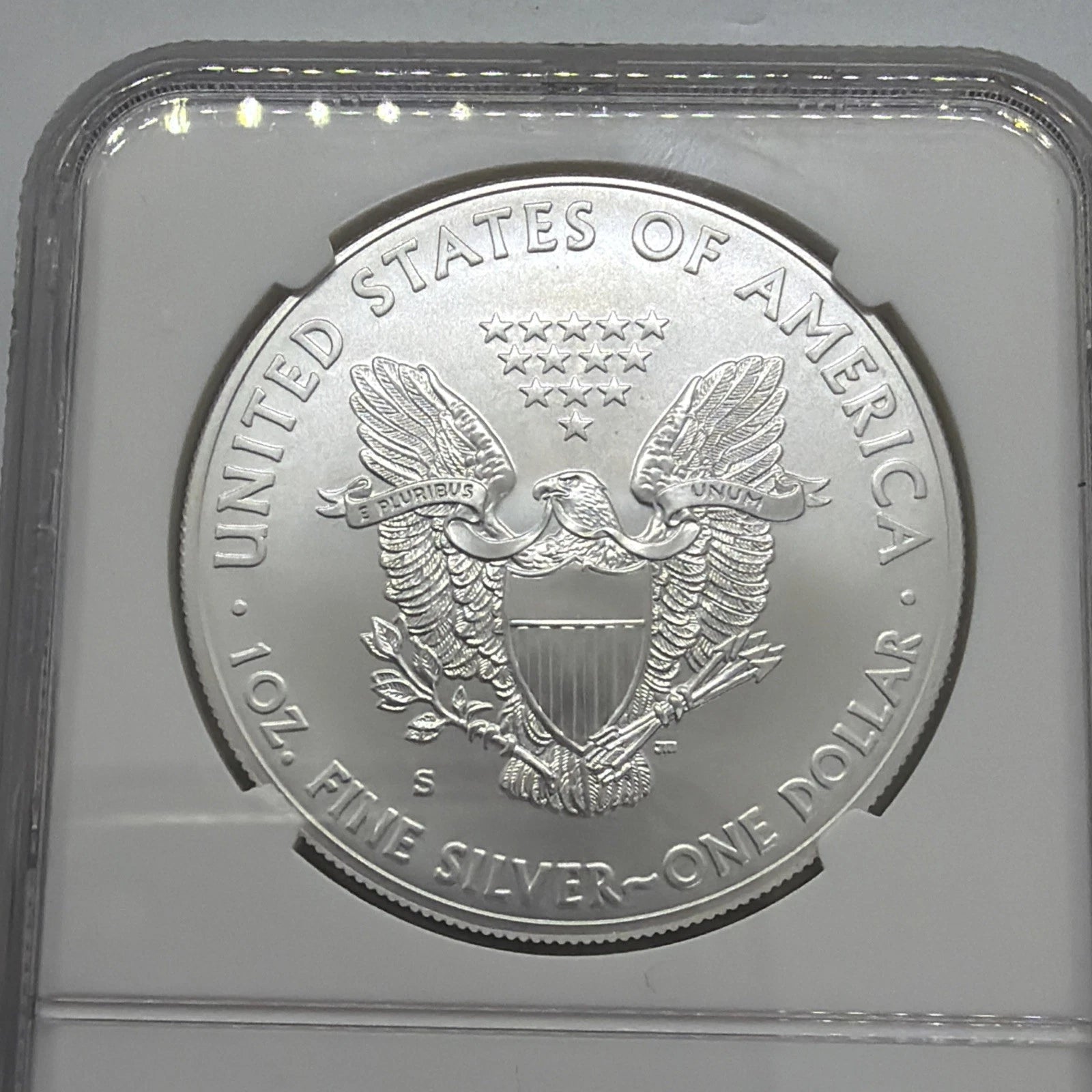 2011 S SILVER EAGLE NGC MS70 EARLY RELEASES FROM THE 25TH ANNIVERSARY SET LABEL