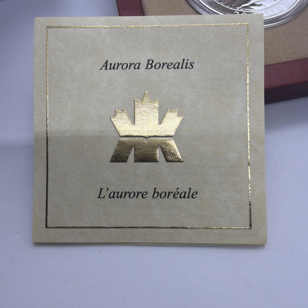 2004 Canada Natural Wonders Aurora Borealis $20 1oz Silver Hologram Coin