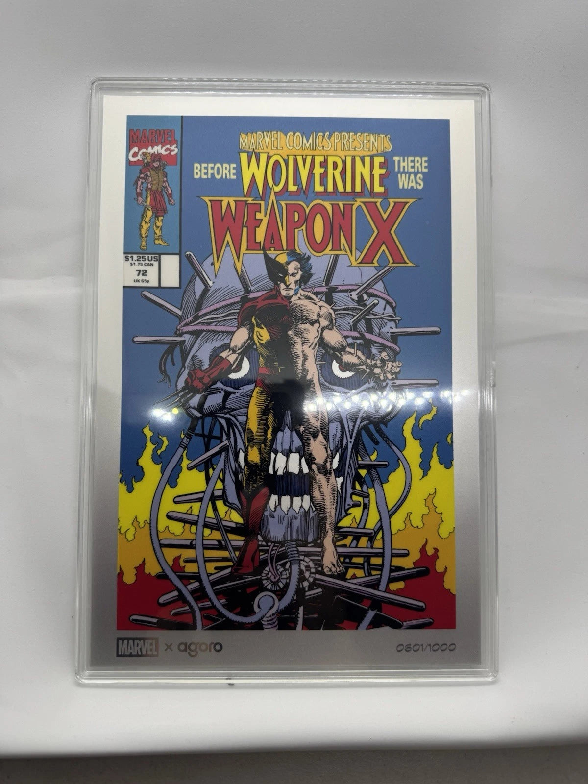 2026 Niue Comic Covers - Wolverine Weapon X #72 1oz Premium Silver Foil 601/1000