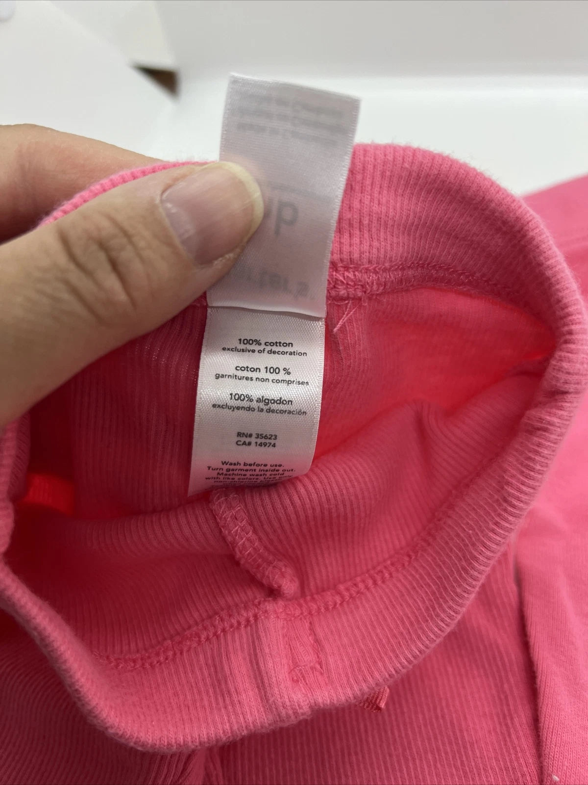 Carter’s NB Soft Cotton Baby Girl Pink Pants New Born 0-3 Months