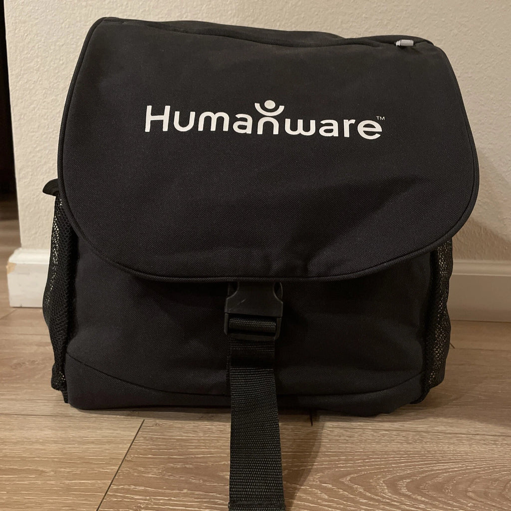Quality Water Resistant Humanwear Large Black Backpack Shoulder Bag
