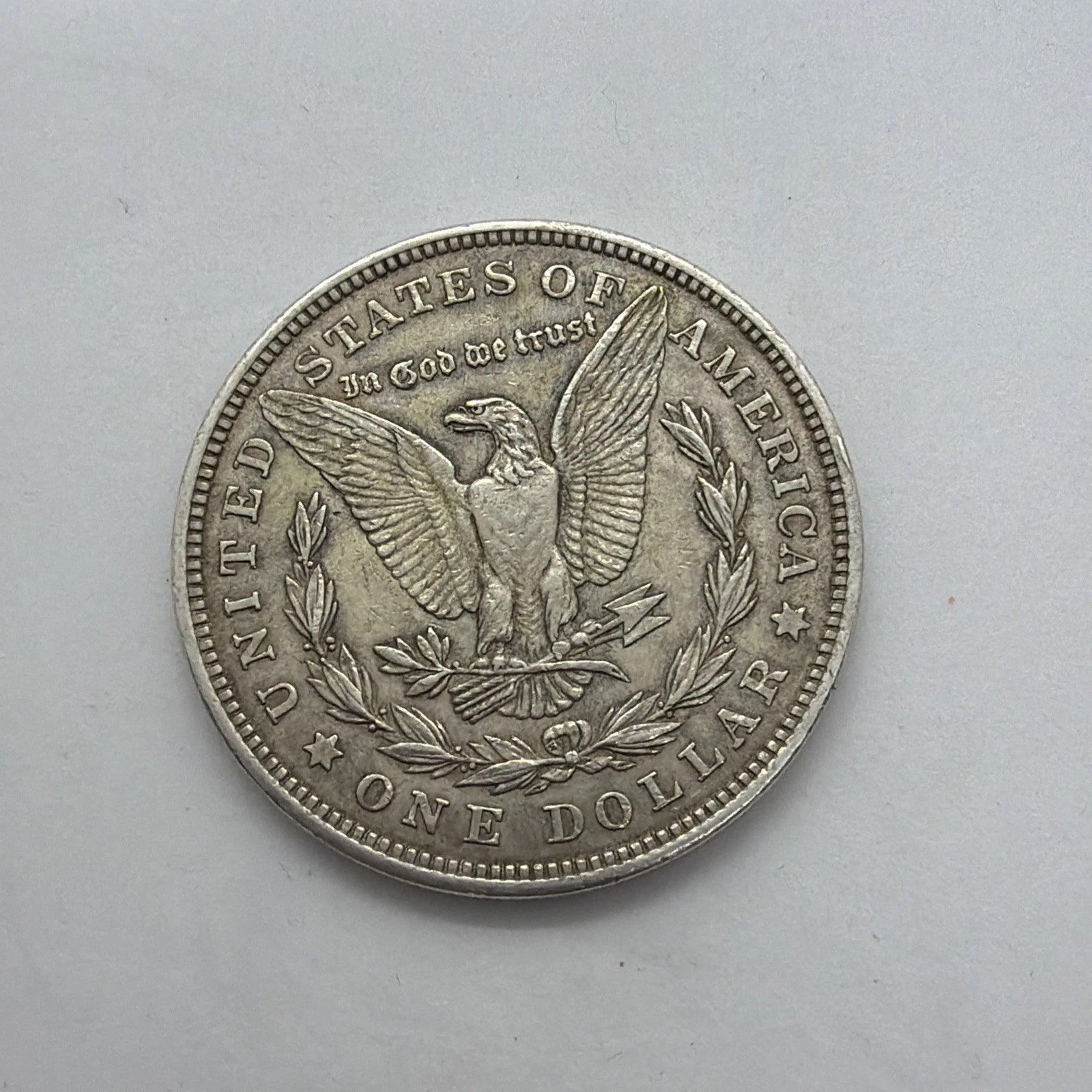 1921 Morgan Silver Dollar TONER Raw Uncertified 90% Silver Tested W/ Sigma