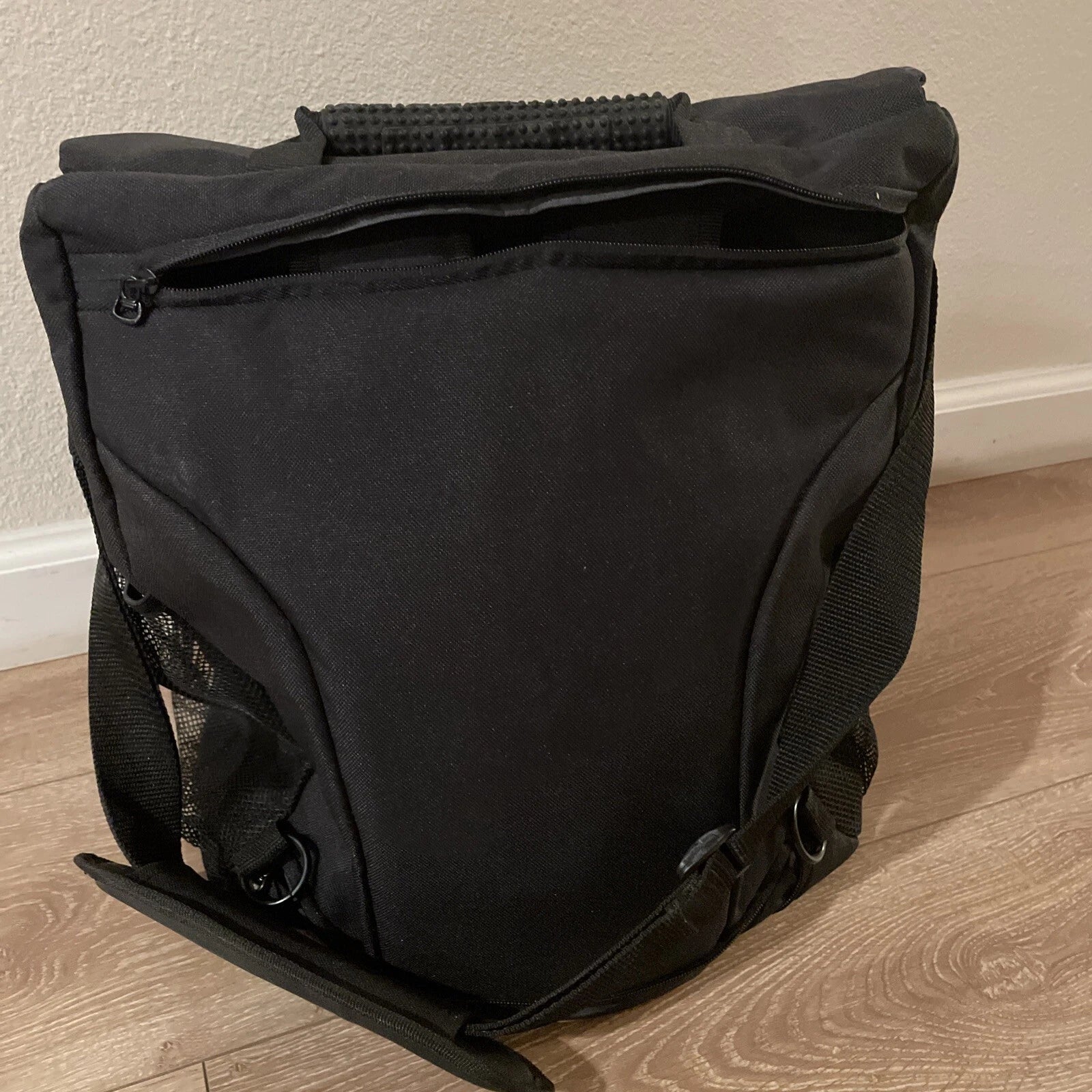 Quality Water Resistant Humanwear Large Black Backpack Shoulder Bag