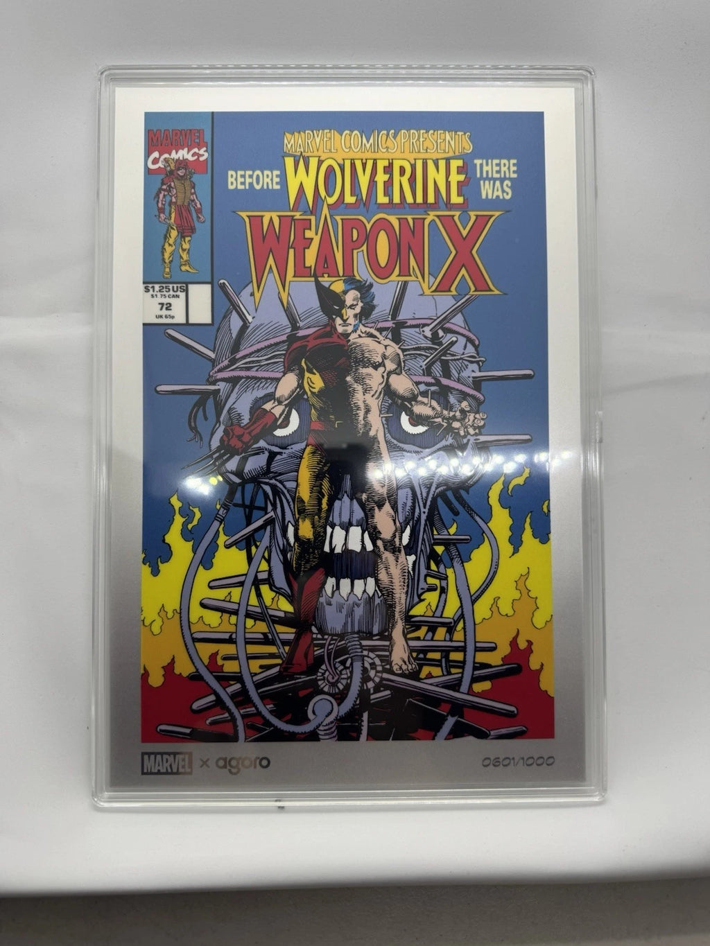 2026 Niue Comic Covers - Wolverine Weapon X #72 1oz Premium Silver Foil 601/1000