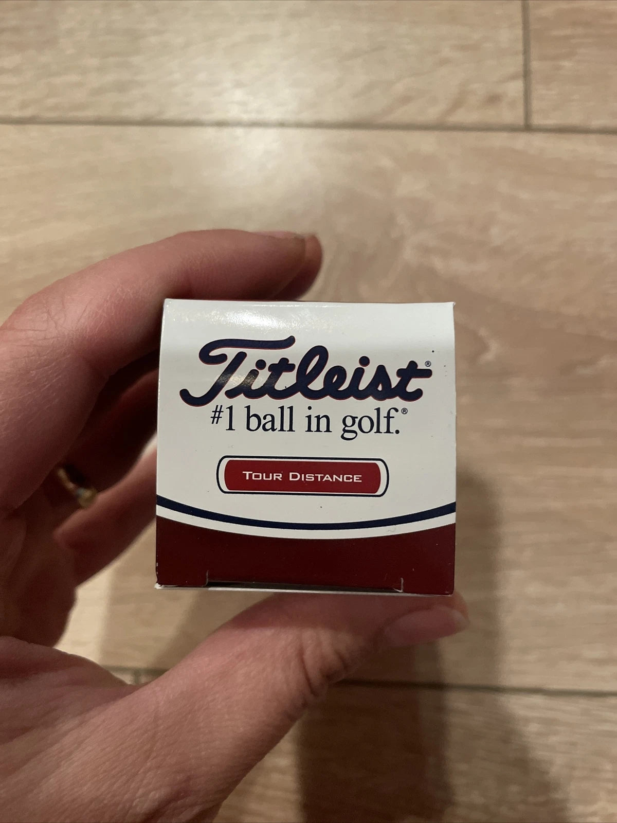 Titleist Tour Distance #1 Golf Balls Soft Feel Short Stopping 3 Pack White USA