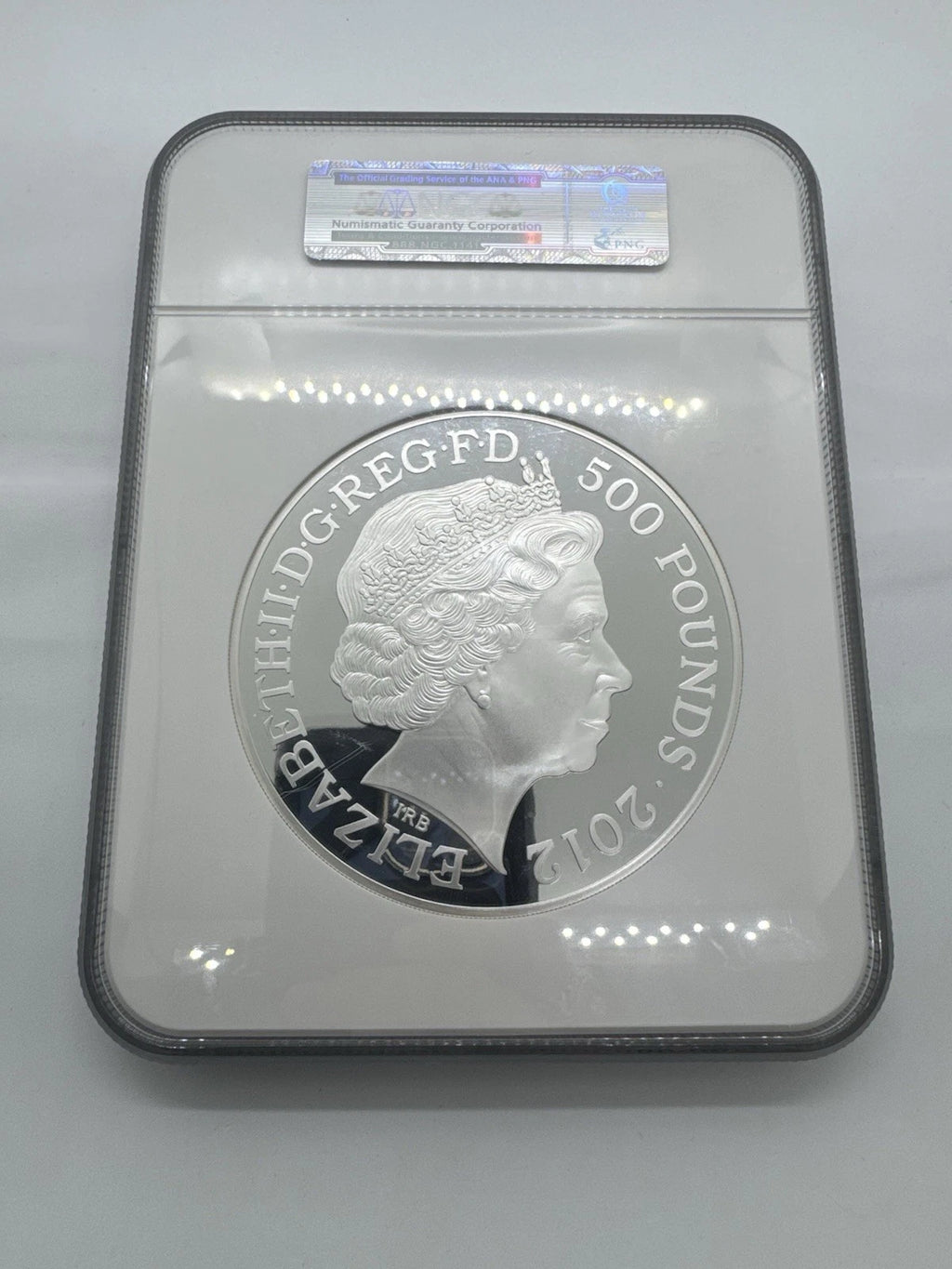 2012 Great Britain S500p London 2012 Olympics PF69 Fine Silver KILO NGC